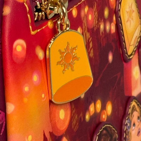 Loungefly x Tangled Rapunzel & Flynn Lantern Ceremony Debossed Backpack main image 6